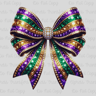 Sparkling Mardi Bow