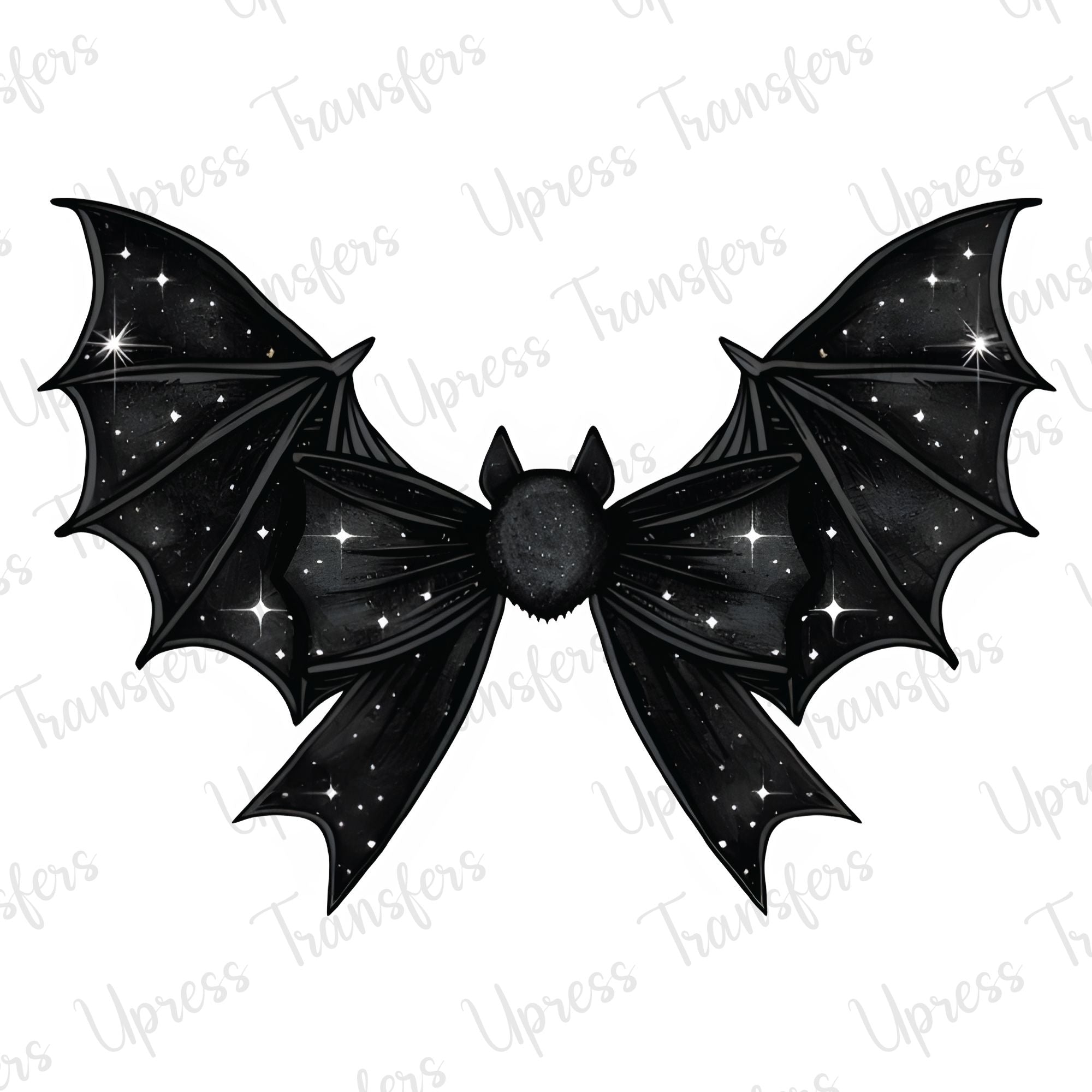 Sparkly Bat Bow