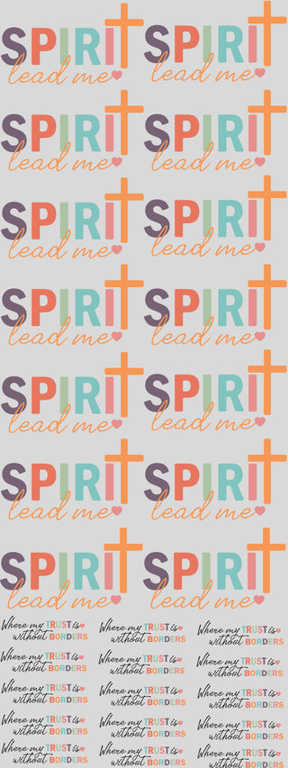 Spirit Lead Me Single Gang Sheet