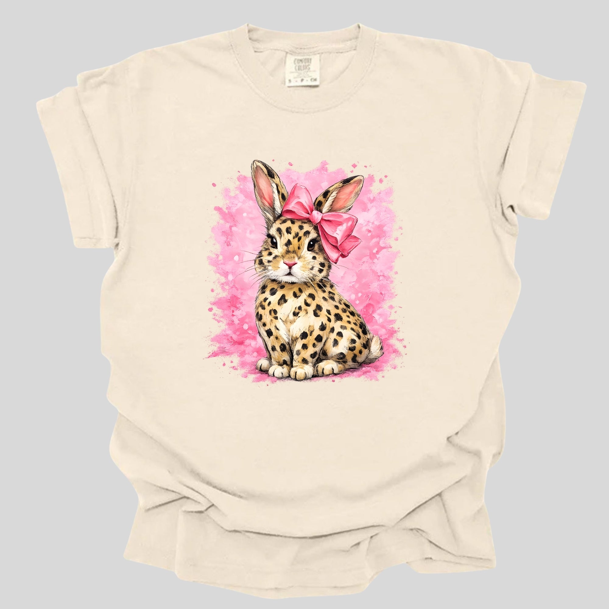 Splash Pink Leopard Bunny