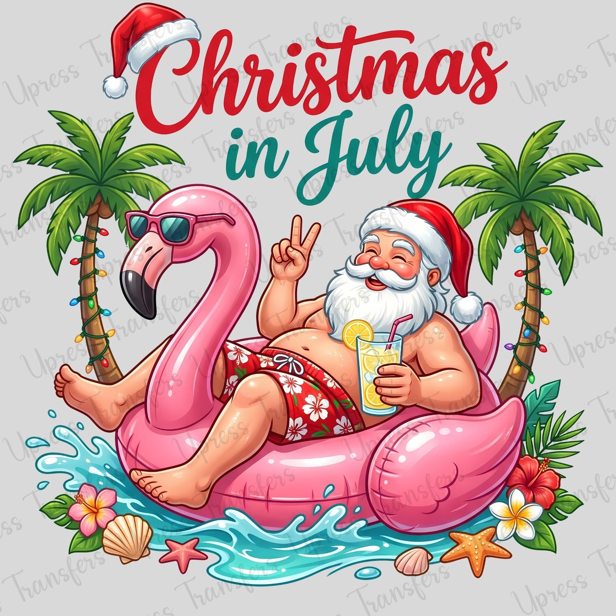 Splashing Santa In July