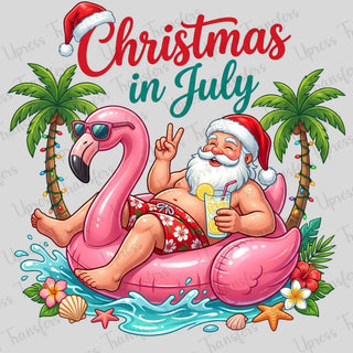 Splashing Santa In July
