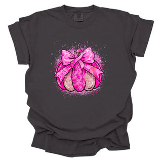 Splatter Breast Cancer Pumpkin Pink