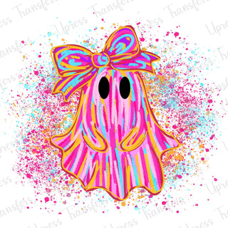 Splatter Ghosts Vibrant Strokes