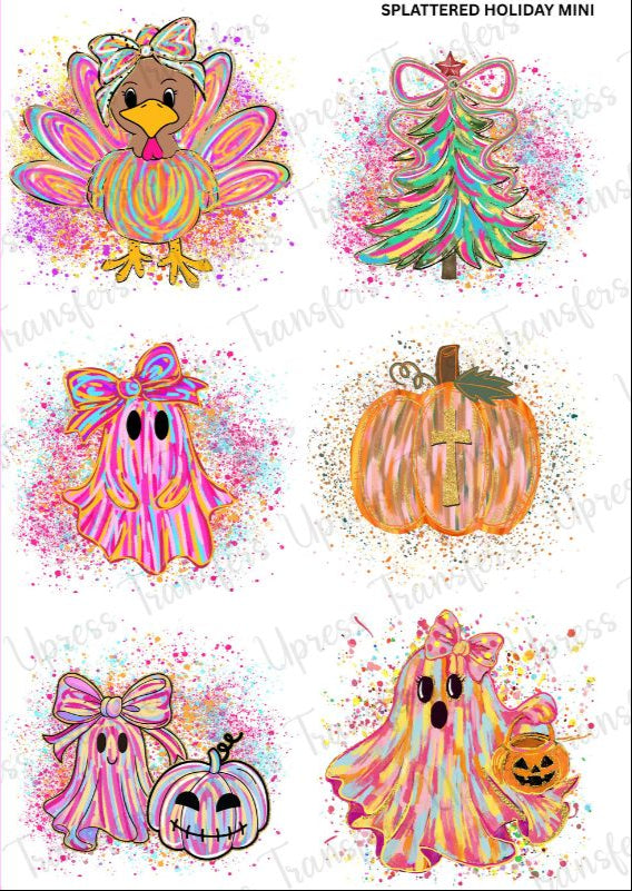 Splattered Holiday Mini