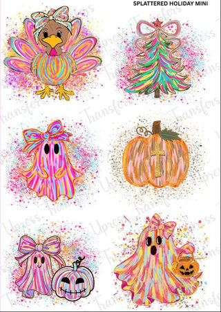 Splattered Holiday Mini