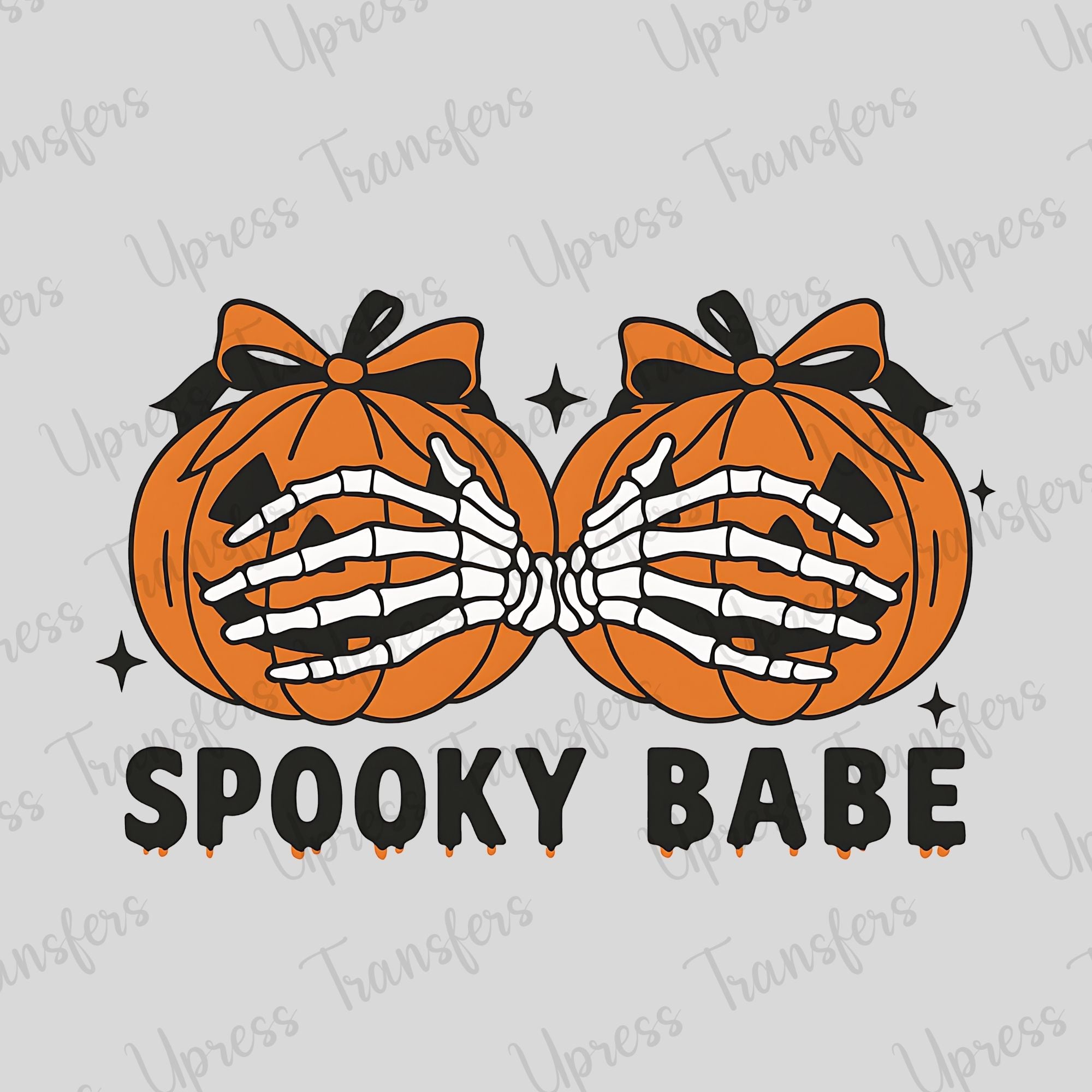 Spooky Babe Pumpkin Duo
