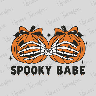 Spooky Babe Pumpkin Duo