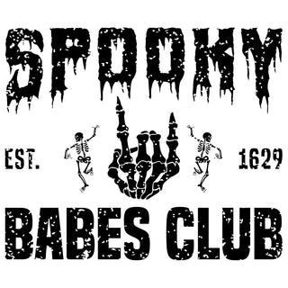 Spooky Babes Club Distressed