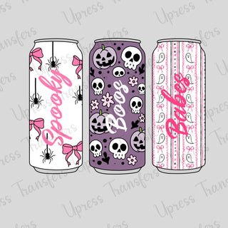 Spooky Boos Babes Cans