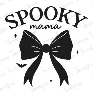 Spooky Mama Black Bow