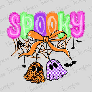 Spooky Neon Lace Ghosts