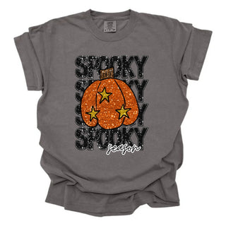 Spooky Pumpkin Faux Sequins