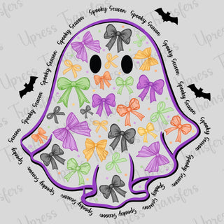 Spooky Season Bow Ghost