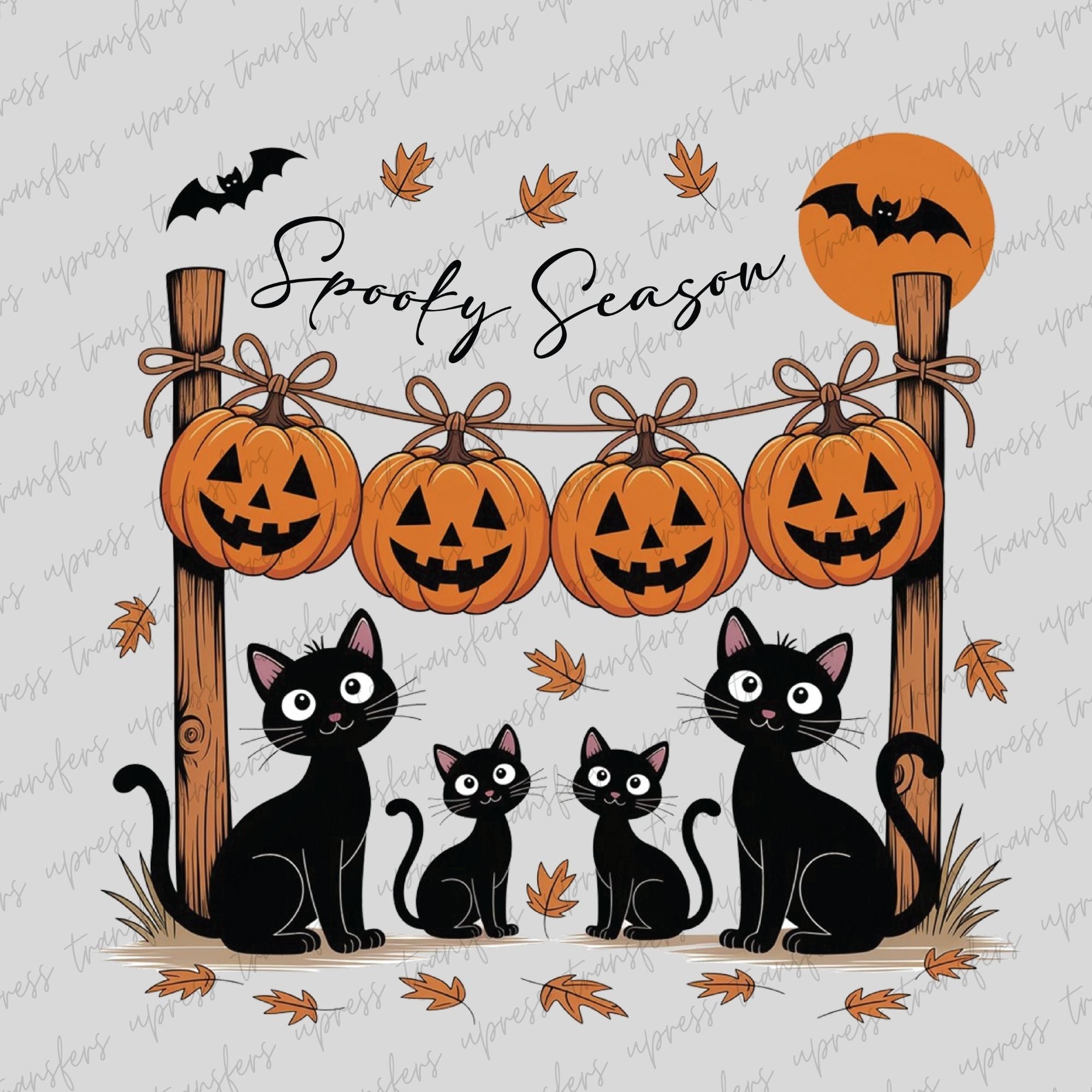 Spooky Season Cats and Pumpkins