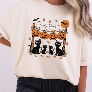 Spooky Season Cats and Pumpkins