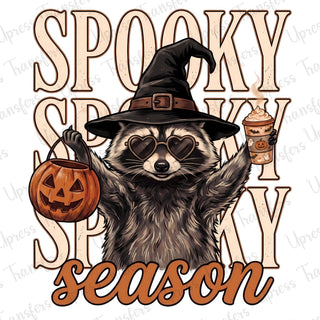 Spooky Season Cute Raccoon