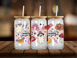 Spooky Season Ghost Collage 16 Oz Wrap