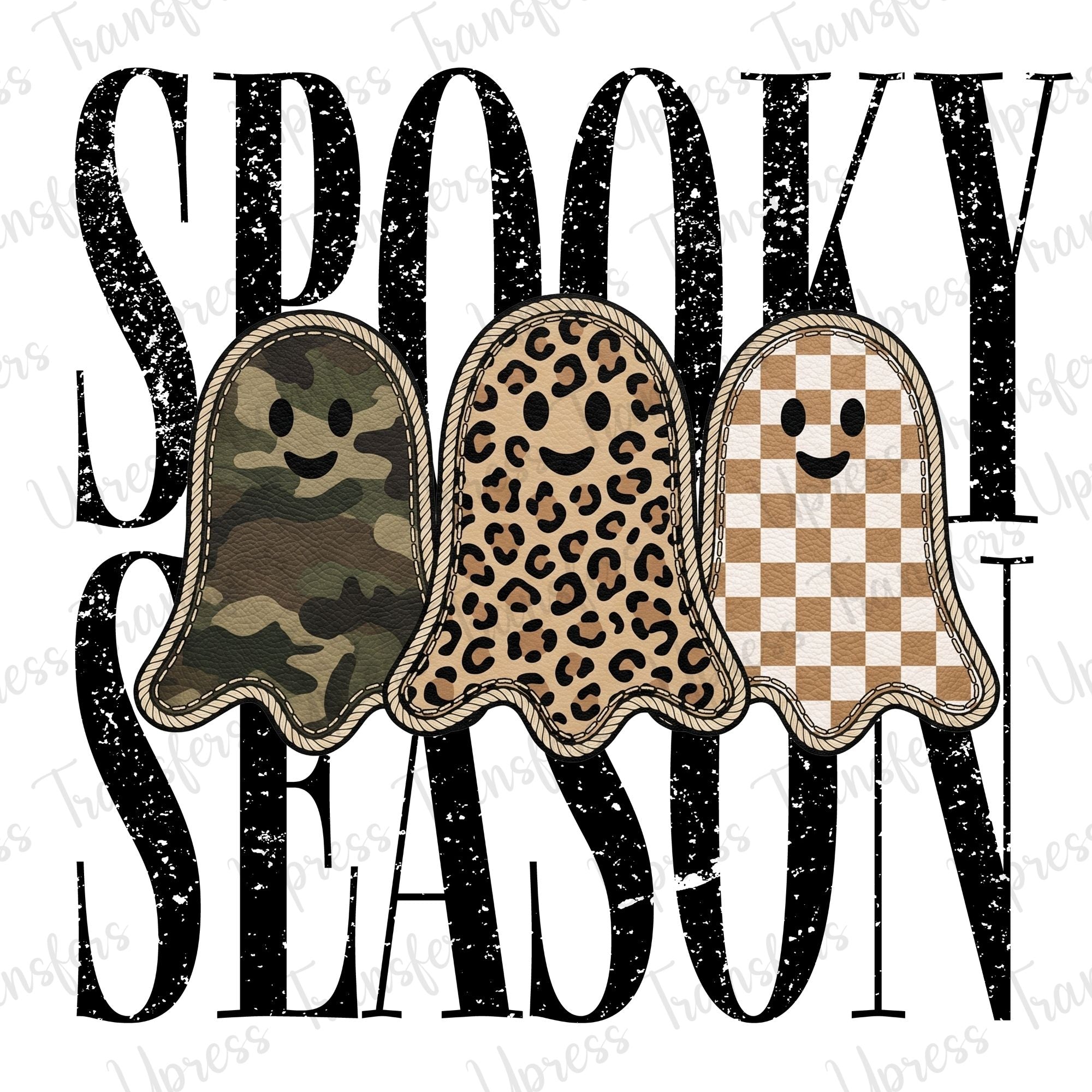 Spooky Season Ghost Trio Patterns