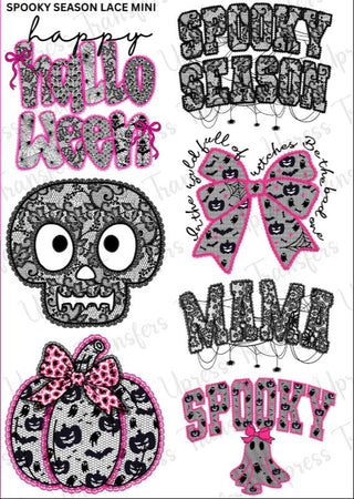 Spooky Season Lace Mini