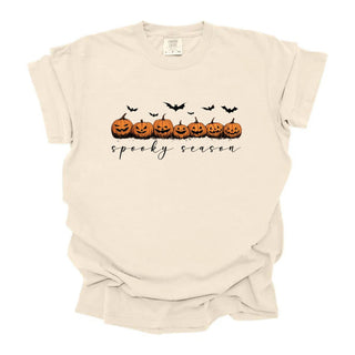 Spooky Season Line of Pumpkins