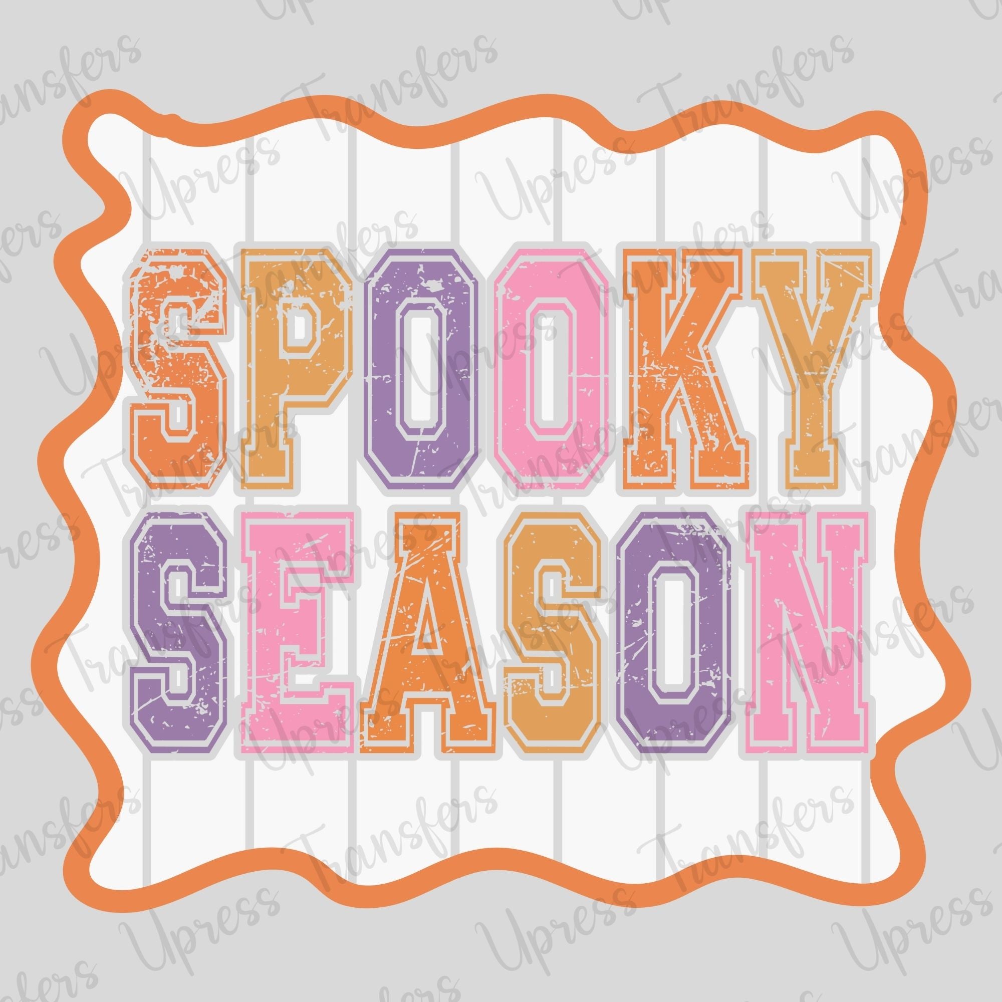 Spooky Season Preppy Stripes