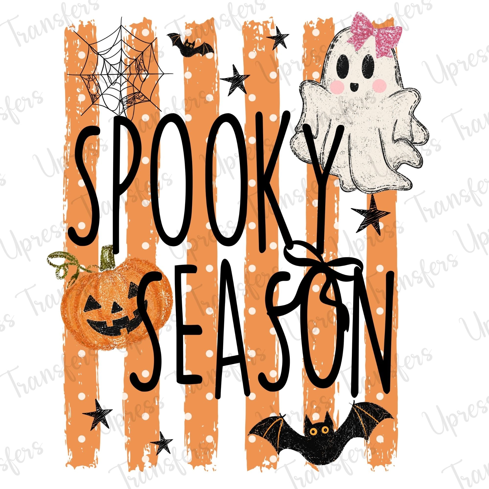 Spooky Season Stripes and Dots