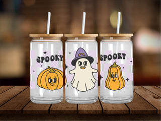 Spooky Spooky Checkered 16 Oz Wrap