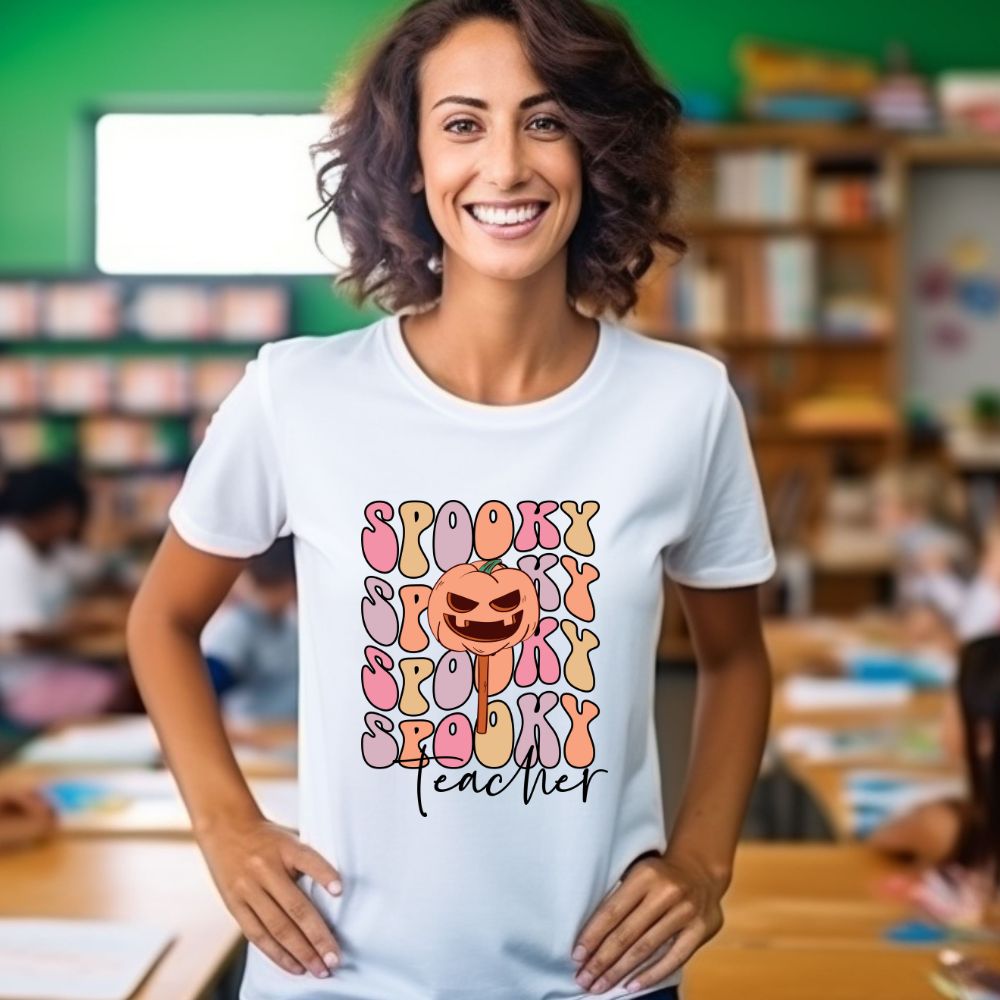 Spooky Teacher Stacked