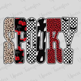 Spooky Trendy Patterned Letters