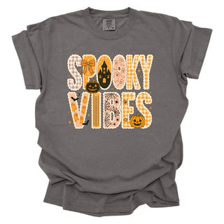 Spooky Vibes Lacey Patterned Letters