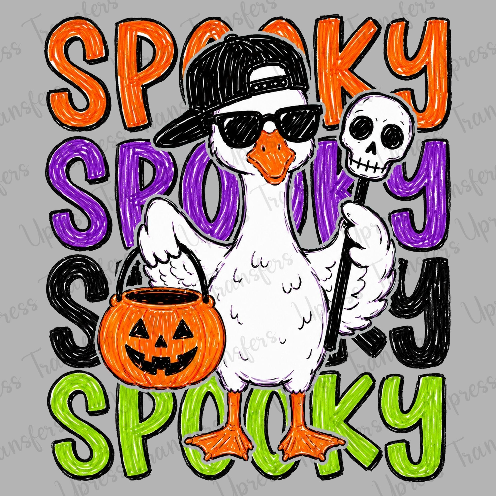 Spooky x4 Goose Doodle
