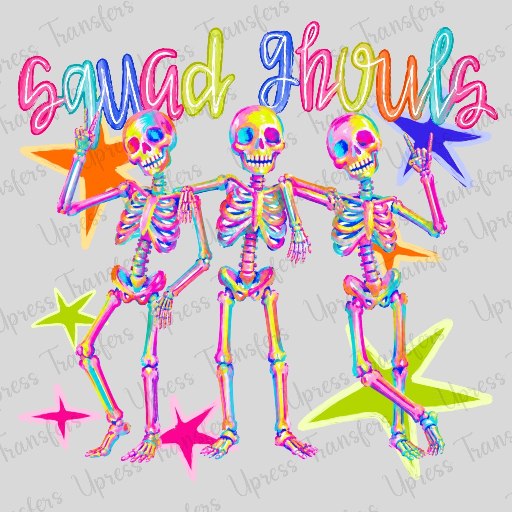 Squad Ghouls Neon Skelllies