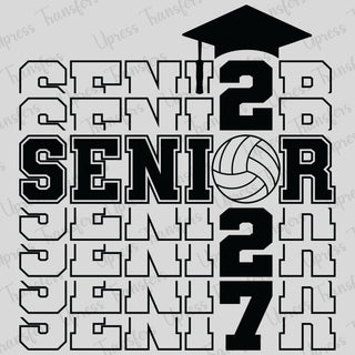 Stacked Senior 2027 Volleyball