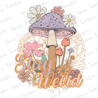 Stay Weird Boho Mushroom