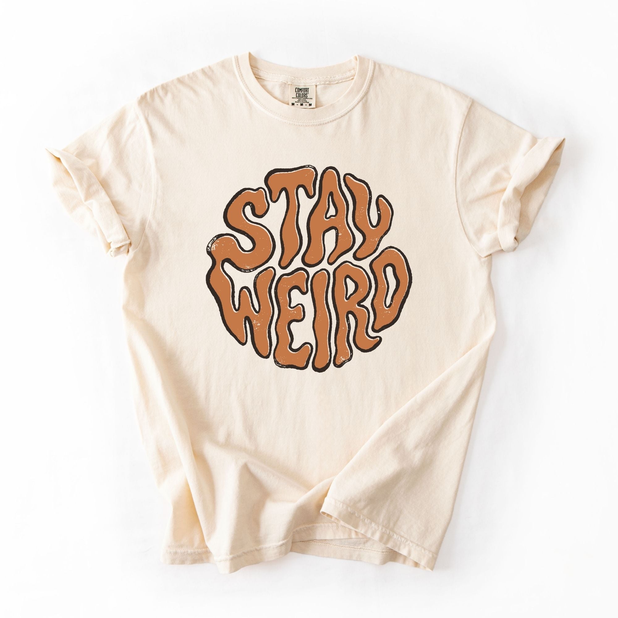 Stay Weird Groovy Letters