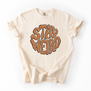 Stay Weird Groovy Letters