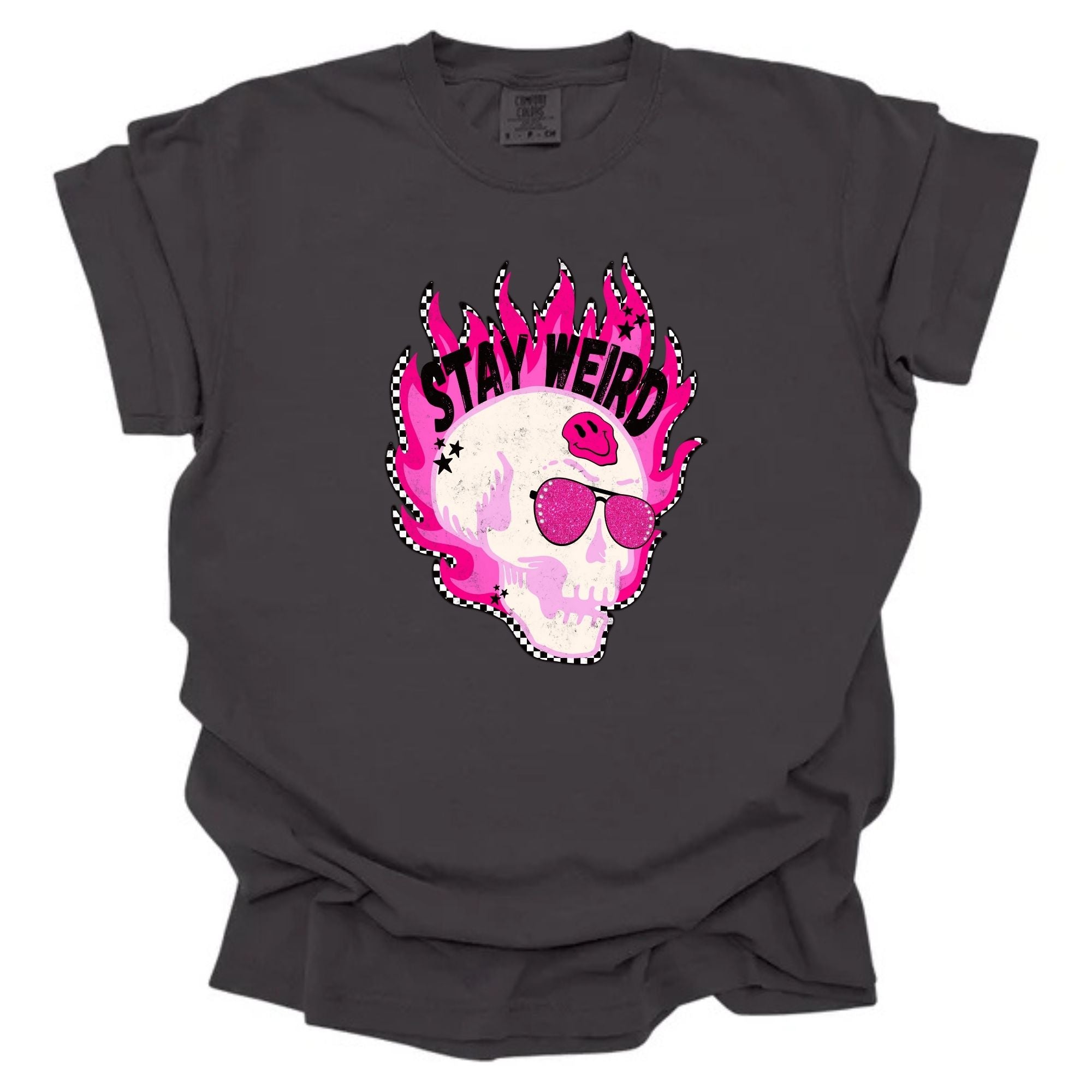 Stay Weird Trendy Skull