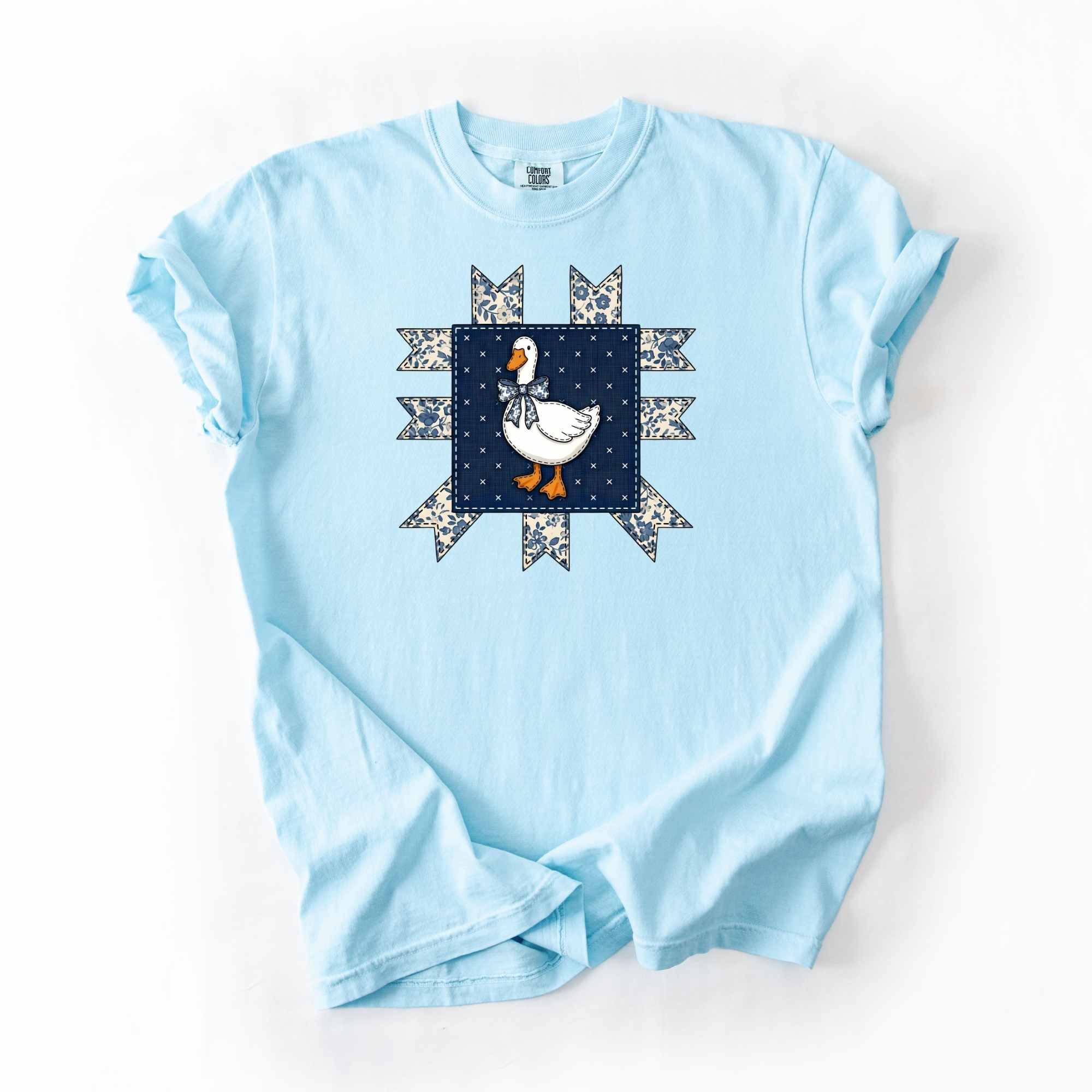 Stitched Duck Floral