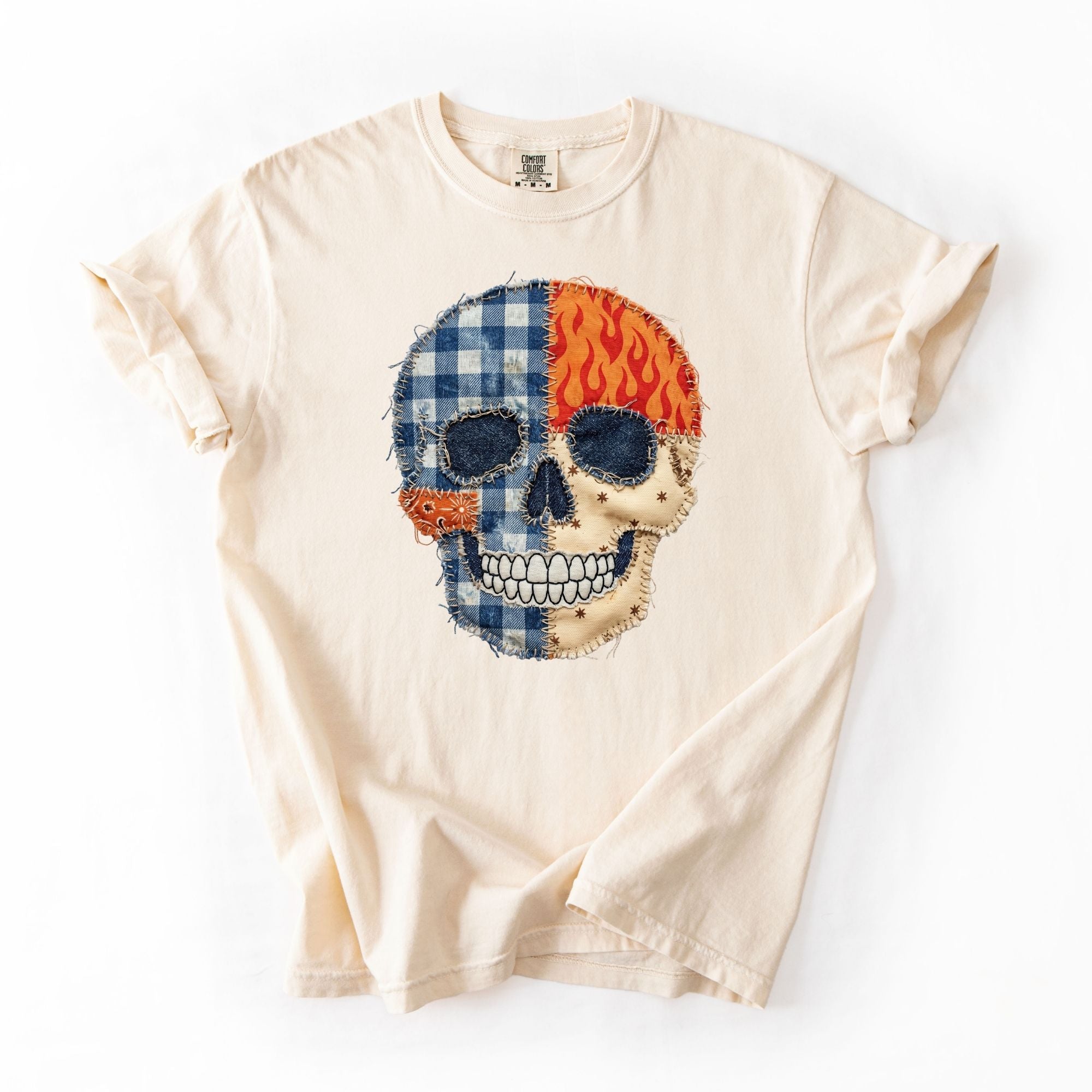 Stitched Fabric Skull