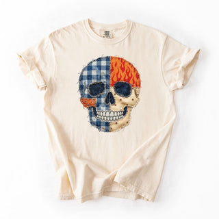 Stitched Fabric Skull