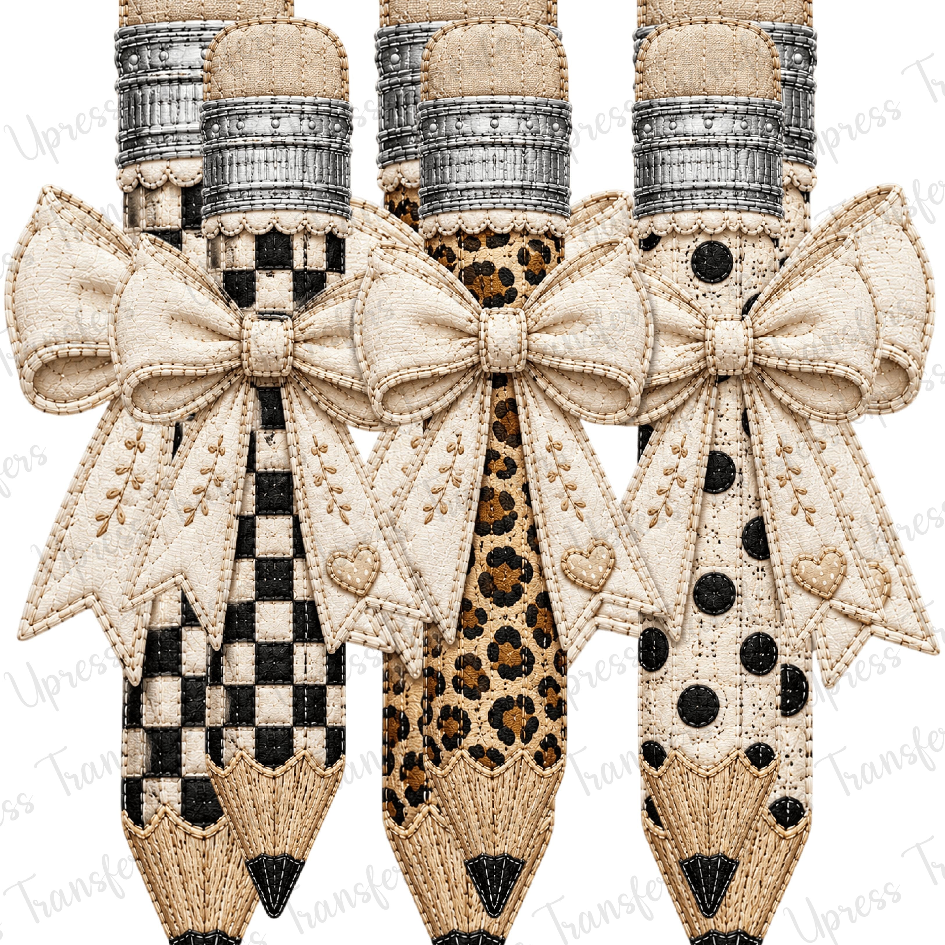 Stitched Pencil Trio