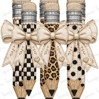 Stitched Pencil Trio