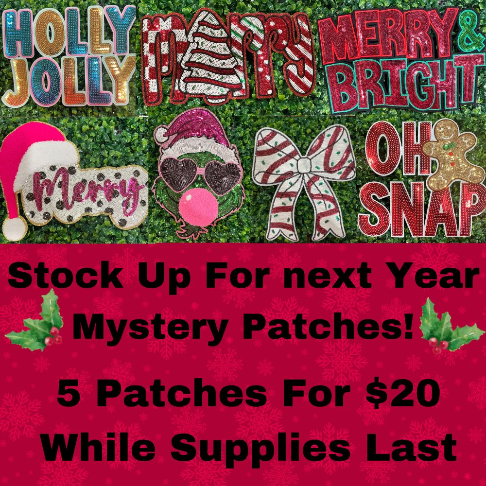 5 Mystery Christmas Patches