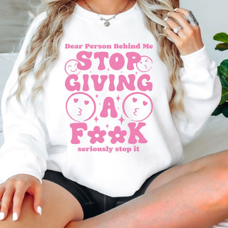 Stop Giving A F Pink