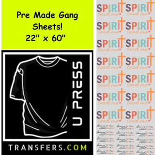 Spirit Lead Me Single Gang Sheet