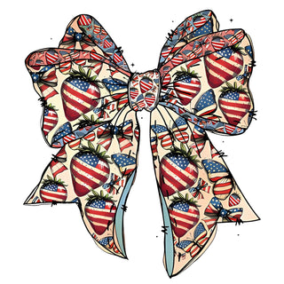 Strawberry USA Bow