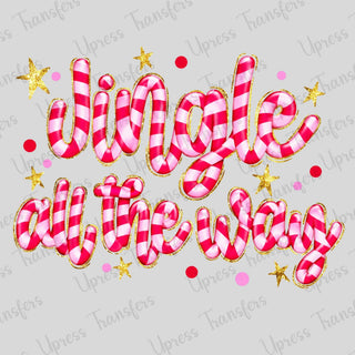 Striped Doodle Jingle All The Way