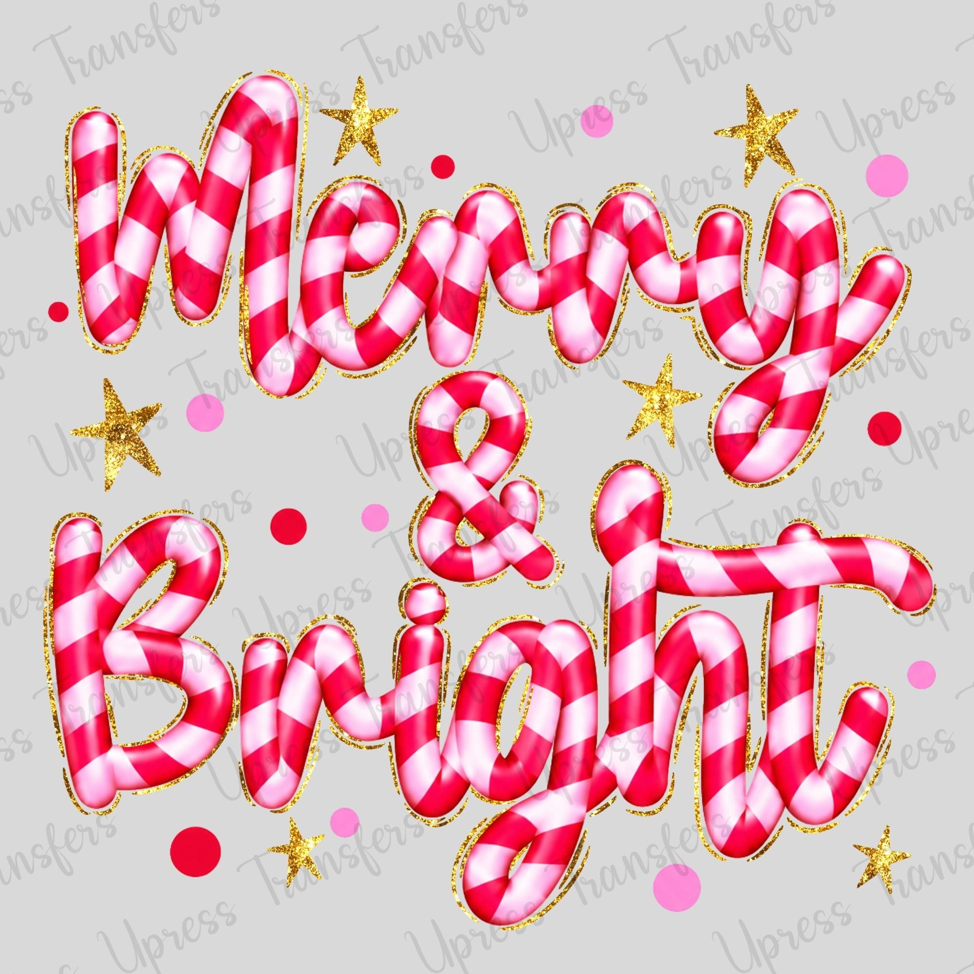 Striped Doodle Merry and Bright Lines