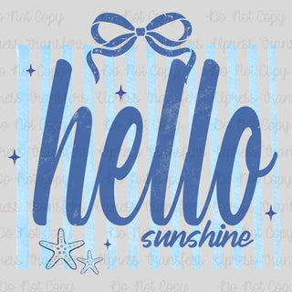 Striped Hello Sunshine